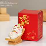 Mô hình trang trí - Mèo thần tài