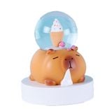 Mô hình trang trí - Capybara cầu pha lê thủy tinh
