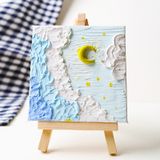 Bộ tranh tô màu 3D DIY 10x10cm