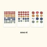 Hình dán, sticker trang trí Mr. Paper - bộ 3 tấm