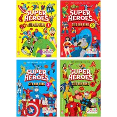 Rèn Luyện IQ - EQ - CQ - Supper Heroes - Siêu Anh Hùng (60+ Sticker Trong Suốt) (Cuốn lẻ)