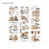 Masking tape trang trí tập sổ phong cách châu Âu