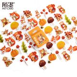 Hộp 45 hình dán, sticker trang trí nhiều chủ đề