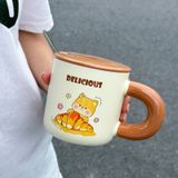 Ly cốc sứ bánh mì dễ thương - Nhiều mẫu