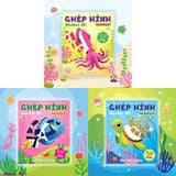 Ghép hình sticker 3D - Đại dương (Cuốn lẻ)