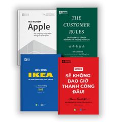 Combo Câu Chuyện Thương Hiệu (Netflix - The Customer Rule - Hiệu Ứng Ikea - Trải Nghiệm Apple)