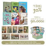 Combo 6 tác phẩm Văn chương và Mỹ thuật (Bìa cứng, tặng sổ tay trị giá 90.000đ + Bộ tranh giấy dó kích thước 14.8 x 20.5 cm. Số lượng có hạn)