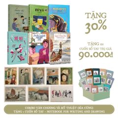 Combo 6 tác phẩm Văn chương và Mỹ thuật (Bìa cứng, tặng sổ tay trị giá 90.000đ + Bộ tranh giấy dó kích thước 14.8 x 20.5 cm. Số lượng có hạn)