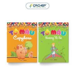 Tô màu: Hoàng Tử Bé và Capybara (Cuốn lẻ và Combo)