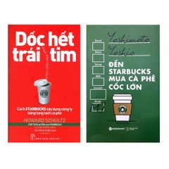 Combo Dốc Hết Trái Tim + Đến Starbucks Mua Cà Phê Cốc Lớn (Bộ 2 Cuốn)