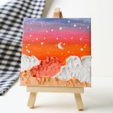 Bộ tranh tô màu 3D DIY 10x10cm