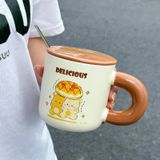 Ly cốc sứ bánh mì dễ thương - Nhiều mẫu