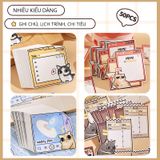 Giấy note, giấy ghi chú - Bộ 50 tờ Mèo dễ thương