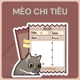 Giấy note, giấy ghi chú - Bộ 50 tờ Mèo dễ thương