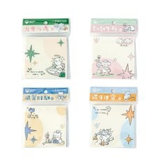 Giấy note, giấy ghi chú - Bộ 90 tờ Một ngày của cún