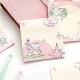 Giấy note, giấy ghi chú - Bộ 90 tờ Một ngày của cún