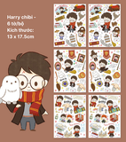 Sticker, hình dán trang trí chủ đề Harry Potter