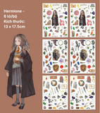 Sticker, hình dán trang trí chủ đề Harry Potter