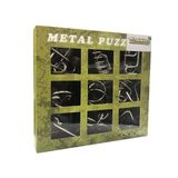 Bộ 9 Món Đồ Chơi Trí Tuệ Giải Đố Metal Puzzle 3009B