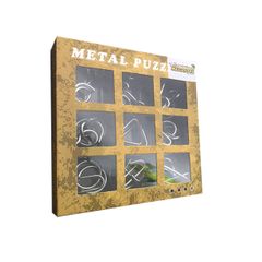 Bộ 9 Món Đồ Chơi Trí Tuệ Giải Đố Metal Puzzle 3009C