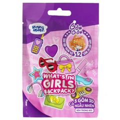 GomGom 3D Eraser - What’s In Girls Backpack-A-VP31070