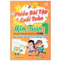 Phiếu bài tập cuối tuần - Môn toán lớp 1 (Sách Chân trời sáng tạo)