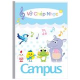 Vở Chép Nhạc Dòng Kẻ Khuôn Nhạc 48 Trang ĐL 80g/m2 Campus NB-BMSN48 (Mẫu Màu Giao Ngẫu Nhiên)