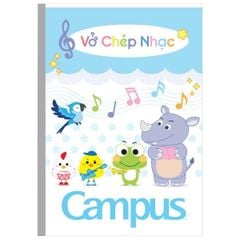 Vở Chép Nhạc Dòng Kẻ Khuôn Nhạc 48 Trang ĐL 80g/m2 Campus NB-BMSN48 (Mẫu Màu Giao Ngẫu Nhiên)