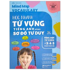 Mind Map Vocabulary - Học Nhanh Từ Vựng Tiếng Anh Bằng Sơ Đồ Tư Duy (Tổng Hợp Từ Vựng Lớp 3-4-5 Theo Chủ Đề)