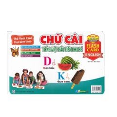 Thẻ Flash Card Tiếng Anh Học Kèm Theo - Chữ Cái Tiếng Việt Đầu Tiên Cho Bé