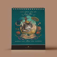 Lịch bàn 2023 - Những chú mèo văn chương - Nhã Nam