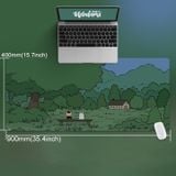 Tấm lót bàn làm việc, di chuột cỡ lớn may viền nhiều hình dễ thương (Mẫu ngẫu nhiên)