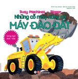 Bộ Sách Busy Machines + Puzzle Activity - Digger: Máy Đào Đất (Song Ngữ Anh - Việt) - Kèm Mô Hình Lắp Ghép