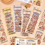 Sticker hình dán trang trí capybara