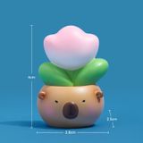 Mô hình trang trí mini - Chậu cây