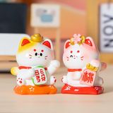 Mô hình trang trí  - Mèo thần tài, thần tài năm mới