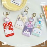 Móc khóa đeo thẻ nhiều mẫu dễ thương Sanrio