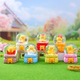 Quả cầu thủy tinh trang trí hộp mù blind box - Capybara, Butter Bear