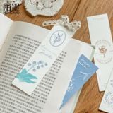 Bookmark, kẹp sách giấy dập họa tiết - Dấu ấn thiên nhiên