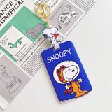 Móc khóa đeo thẻ nhiều mẫu dễ thương Snoopy