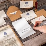 Thiệp in hình lá cây