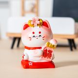 Mô hình trang trí  - Mèo thần tài, thần tài năm mới