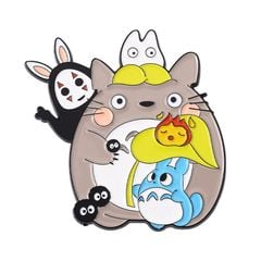 Huy hiệu, pin cài kim loại trang trí - Hoạt hình Ghibli