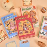 Sổ tay B6 bìa cứng hình capybara