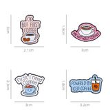 Huy hiệu, ghim cài kim loại trang trí - Coffee