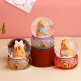 Quả cầu thủy tinh trang trí hộp mù blind box - Capybara, Butter Bear