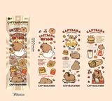 Sticker hình dán trang trí capybara