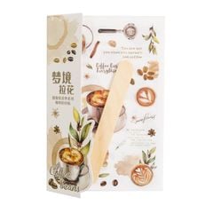 Sticker transfer trang trí tập sổ, vật dụng Gentle Coffee Diary