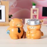 Mô hình trang trí hộp mù blind box - Nhân viên mèo ú