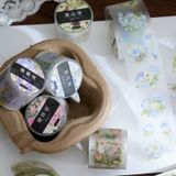 Cuộn sticker hình dán trang trí - Vườn xuân